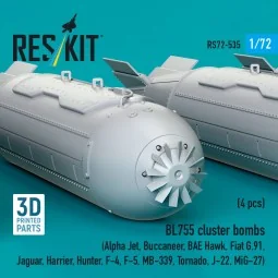 BL755 cluster bombs (4 pcs) (Alpha Jet, Buccaneer, BAE Hawk, Fiat G... 2