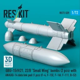 GBU-15(V)21, 22/B Small Wing bombs (2 pcs) with AN/AXQ-14 data link...