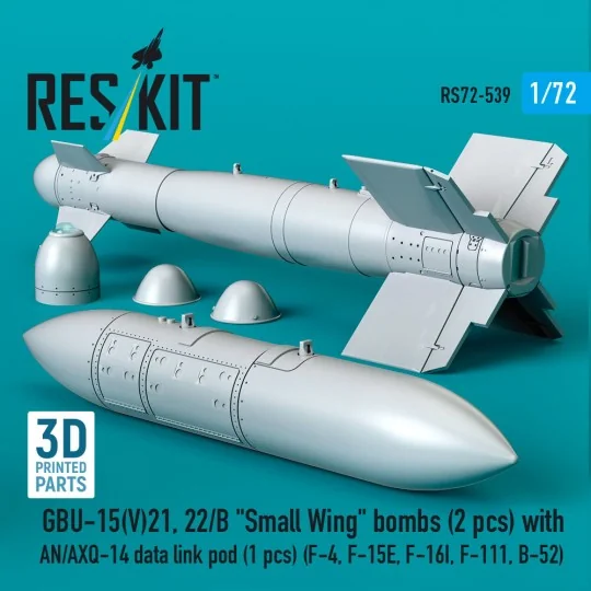GBU-15(V)21, 22/B Small Wing bombs (2 pcs) with AN/AXQ-14 data link...