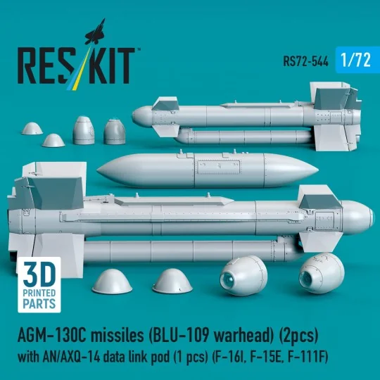 AGM-130C missiles (BLU-109 warhead) (2 pcs) with AN/AXQ-14 data lin...