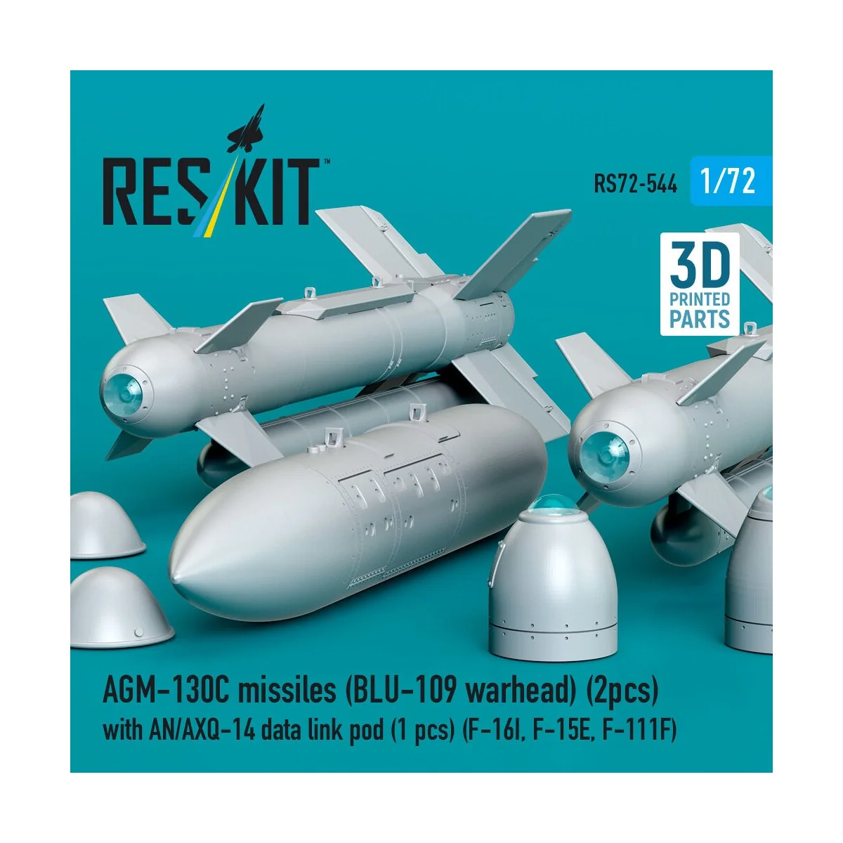 AGM-130C missiles (BLU-109 warhead) (2 pcs) with AN/AXQ-14 data lin...