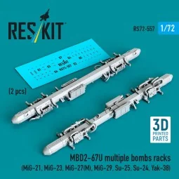 MBD2-67U multiple bombs racks (2 pcs) (MiG-21, MiG-23, MiG-27(?), M... 2