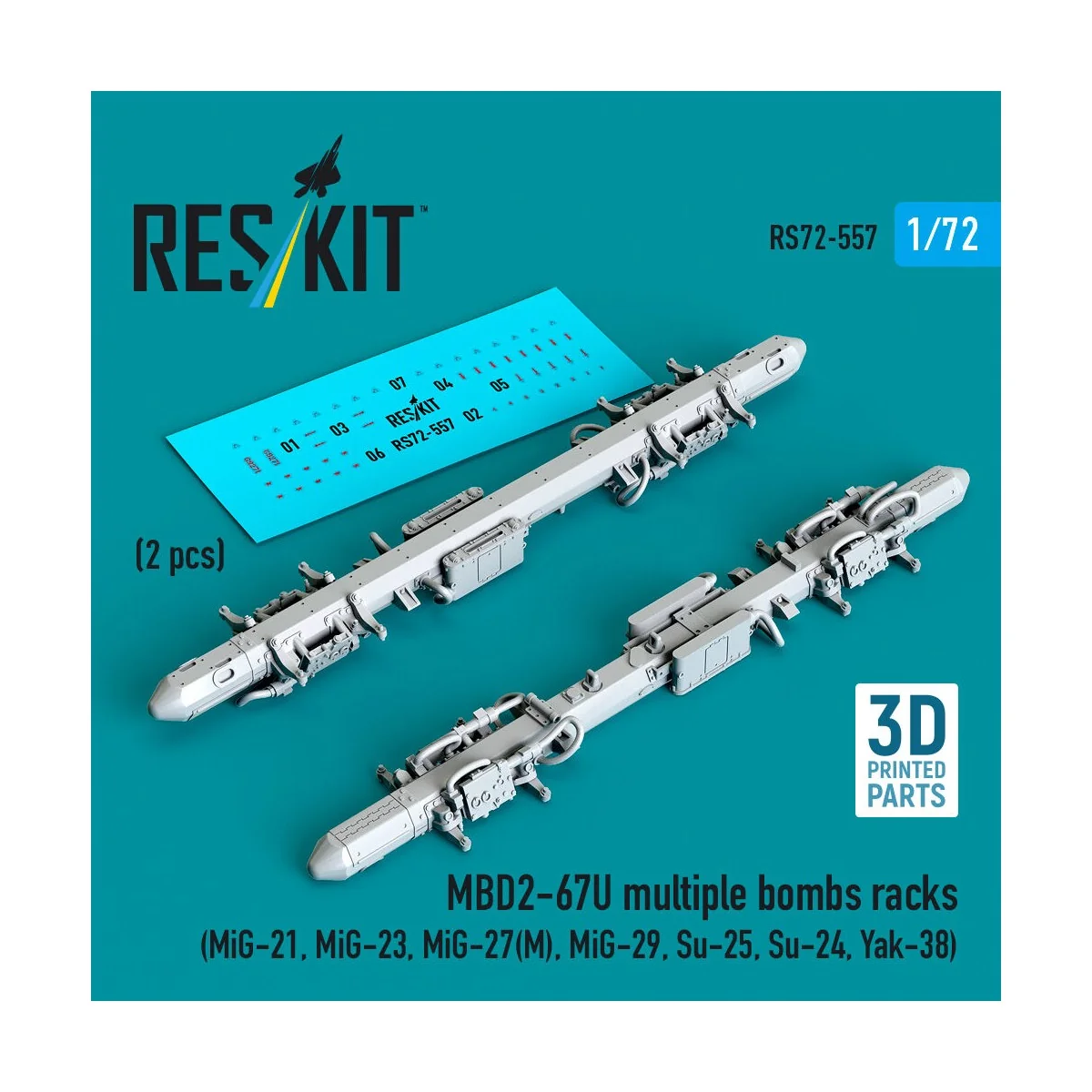 MBD2-67U multiple bombs racks (2 pcs) (MiG-21, MiG-23, MiG-27(?), M...