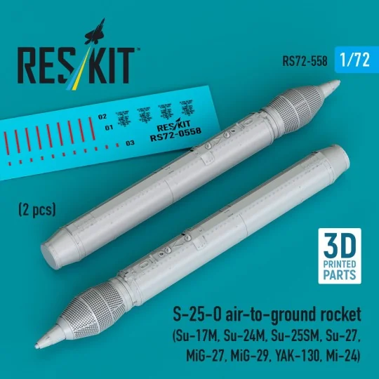 S-25-O air-to-ground rocket (2 pcs) (Su-17M, Su-24M, Su-25SM, Su-27...