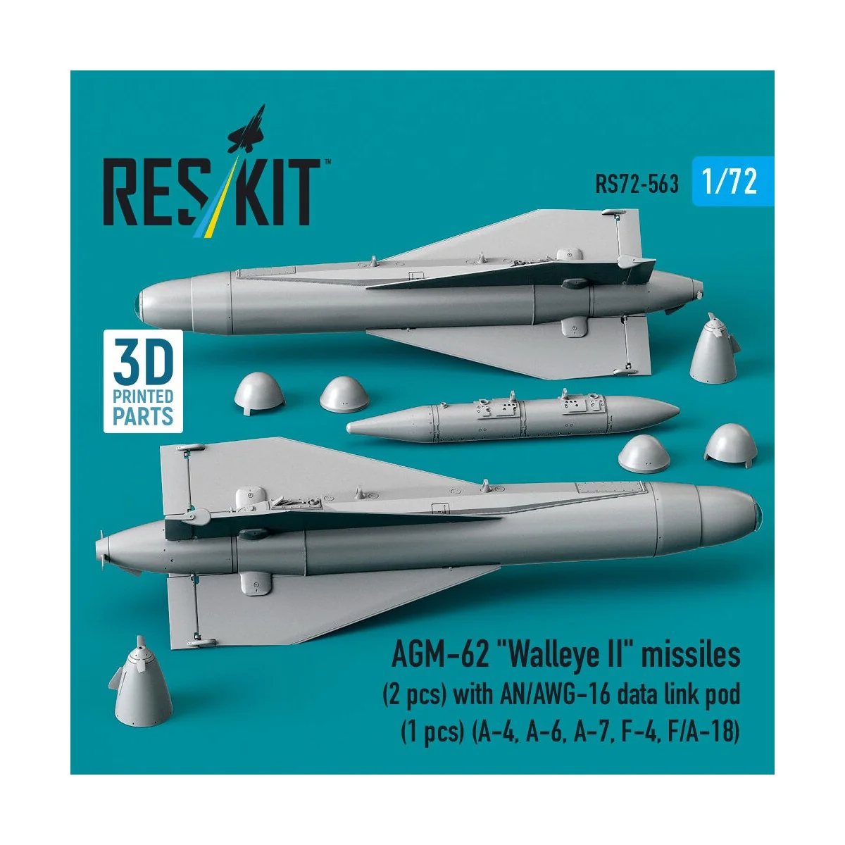 AGM-62 Walleye II missiles (2 pcs) with AN/AWG-16 data link pod (1 ...
