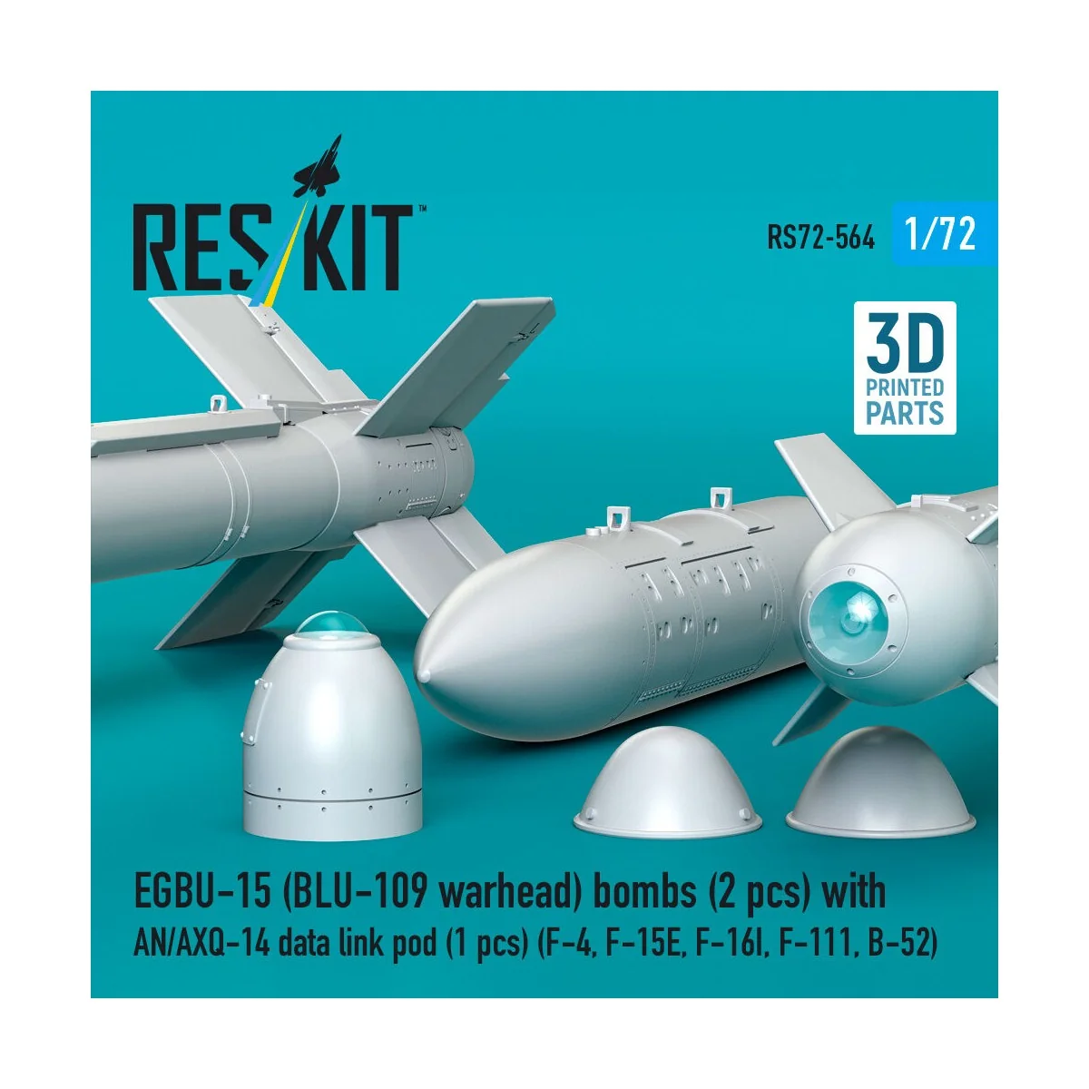 EGBU-15 (BLU-109 warhead) bombs (2 pcs) with AN/AXQ-14 data link po...
