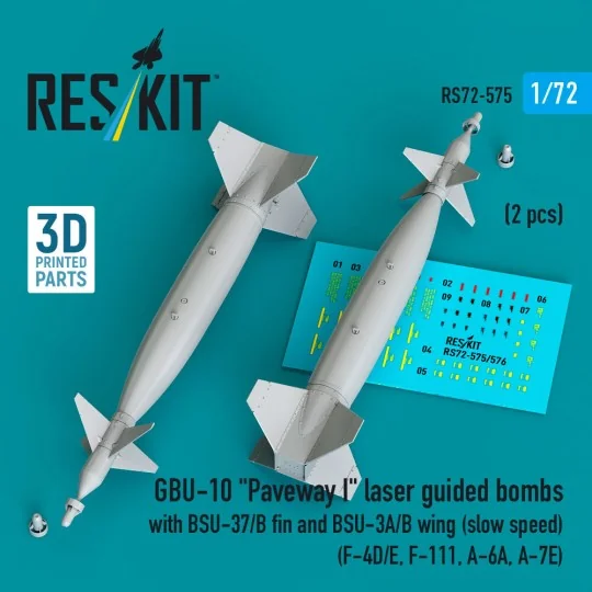 GBU-10 Paveway I laser guided bombs with BSU-37/B fin and BSU-3A/B ...