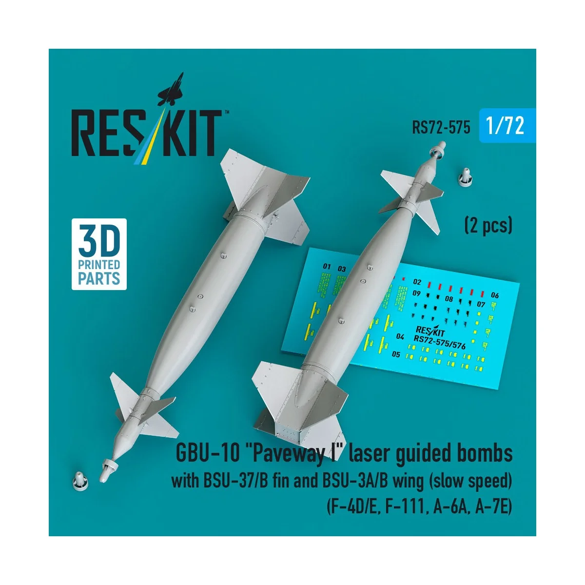 GBU-10 Paveway I laser guided bombs with BSU-37/B fin and BSU-3A/B ...