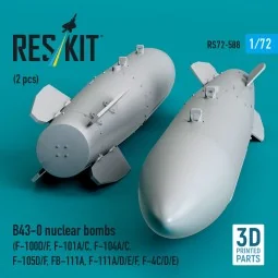 B43-0 nuclear bombs (2 pcs) (F-100D/F, F-101A/C, F-104A/C, F-105D/F...