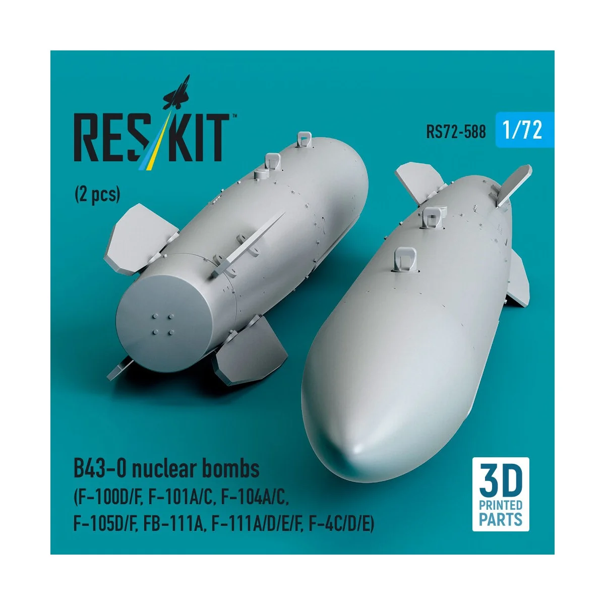 B43-0 nuclear bombs (2 pcs) (F-100D/F, F-101A/C, F-104A/C, F-105D/F...
