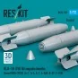 BLU-1B (750lb) napalm bombs finned MXU-393/B (4 pcs) (A-1, A-4, A-7...