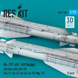 Kh-29T (AS-14B Kedge) missiles with AKU-58 (2 pcs) Su-17, Su-25, Su...