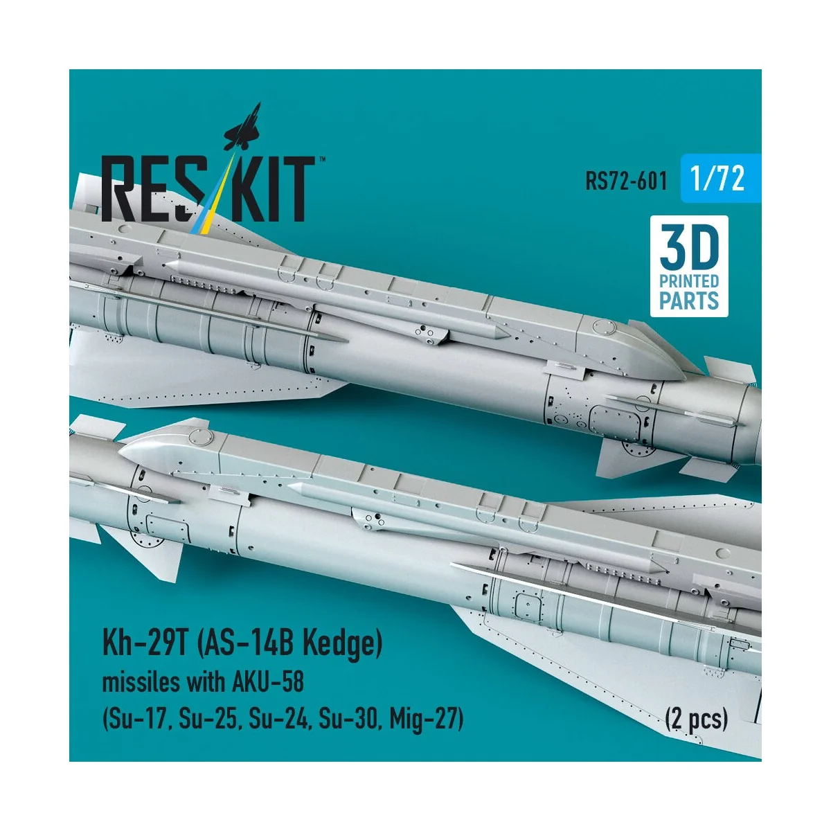 Kh-29T (AS-14B Kedge) missiles with AKU-58 (2 pcs) Su-17, Su-25, Su...