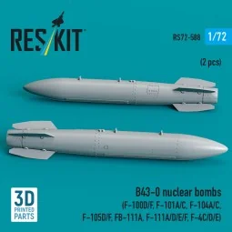 B43-0 nuclear bombs (2 pcs) (F-100D/F, F-101A/C, F-104A/C, F-105D/F... 2