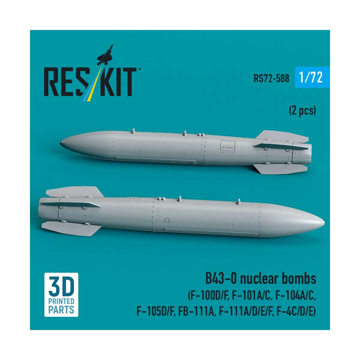 B43-0 nuclear bombs (2 pcs) (F-100D/F, F-101A/C, F-104A/C, F-105D/F...