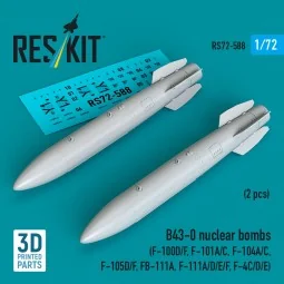 B43-0 nuclear bombs (2 pcs) (F-100D/F, F-101A/C, F-104A/C, F-105D/F...