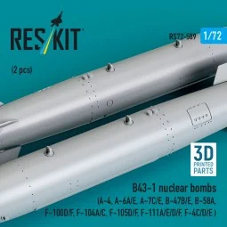 B43-1 nuclear bombs (2 pcs) (A-4, A-6A/E, A-7C/E, B-47B/E, B-58A, F... 2