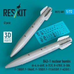 B43-1 nuclear bombs (2 pcs) (A-4, A-6A/E, A-7C/E, B-47B/E, B-58A, F...