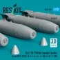 BLU-1B (750lb) napalm bombs finned MXU-393/B (4 pcs) (A-1, A-4, A-7...