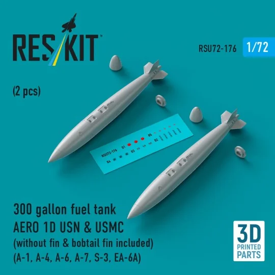 300 gallon fuel tank AERO 1D USN & USMC (without fin & bobtail fin ...
