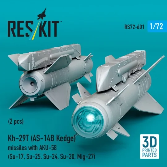 Kh-29T (AS-14B Kedge) missiles with AKU-58 (2 pcs) Su-17, Su-25, Su...