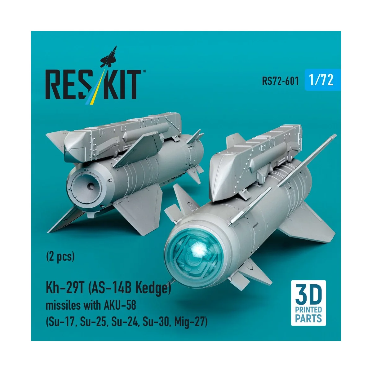 Kh-29T (AS-14B Kedge) missiles with AKU-58 (2 pcs) Su-17, Su-25, Su...