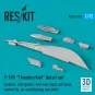 F-105 Thunderchief detail set (coolers, exit ejector, fuel vent mas...
