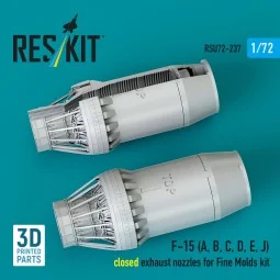 F?15 Eagle/Strike Eagle (A, B, C, D, E early, J) F100-PW-220 closed...