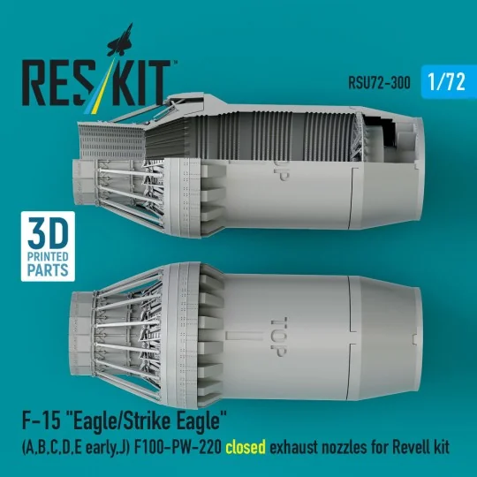 F?15 Eagle/Strike Eagle (A, B, C, D, E early, J) F100-PW-220 closed...
