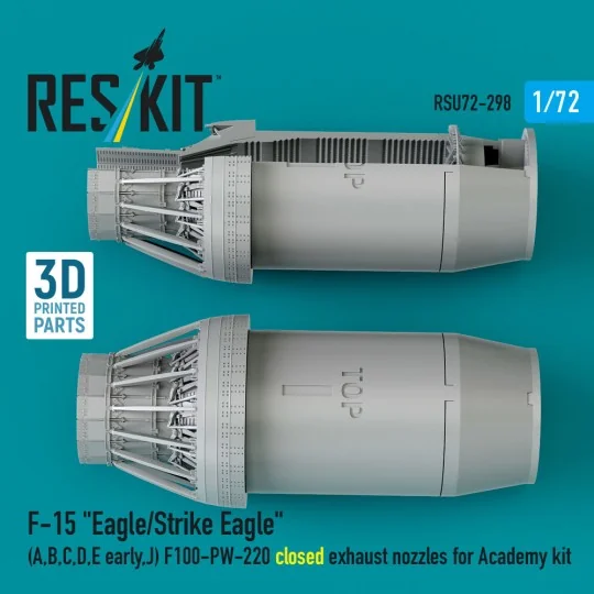 F?15 Eagle/Strike Eagle (A, B, C, D, E early, J) F100-PW-220 closed...