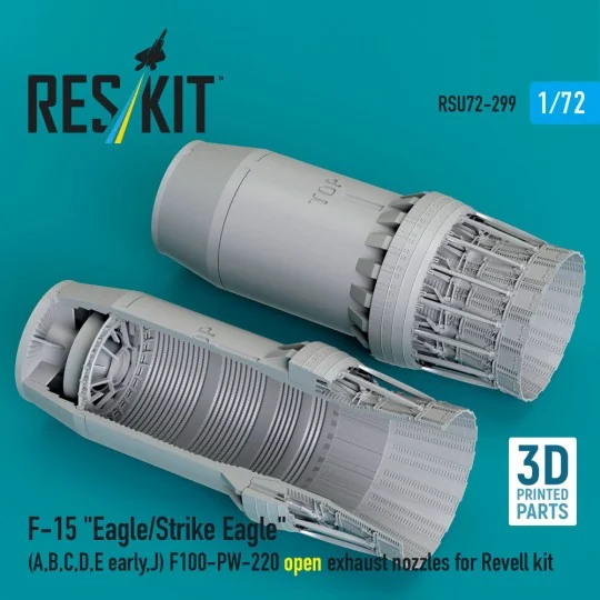 F?15 Eagle/Strike Eagle (A, B, C, D, E early, J) F100-PW-220 open e...