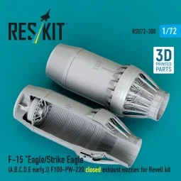 F?15 Eagle/Strike Eagle (A, B, C, D, E early, J) F100-PW-220 closed...