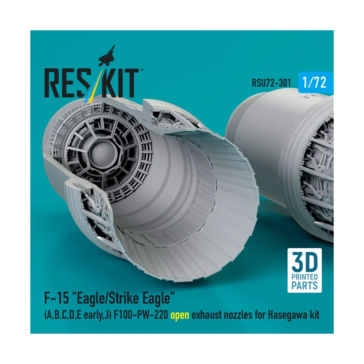 F?15 Eagle/Strike Eagle (A, B, C, D, E early, J) F100-PW-220 open e...