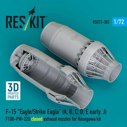 F?15 Eagle/Strike Eagle (A, B, C, D, E early, J) F100-PW-220 closed...