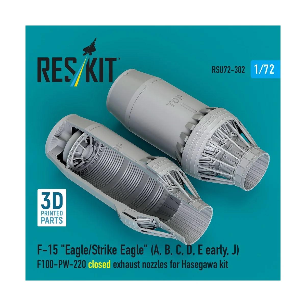 F?15 Eagle/Strike Eagle (A, B, C, D, E early, J) F100-PW-220 closed...