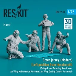 Green jersey (Modern) (Left position from the aircraft) (Catapult a...