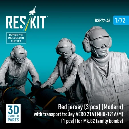 Red jersey (3 pcs) (Modern) with transport trolley AERO 21A (MHU-19...
