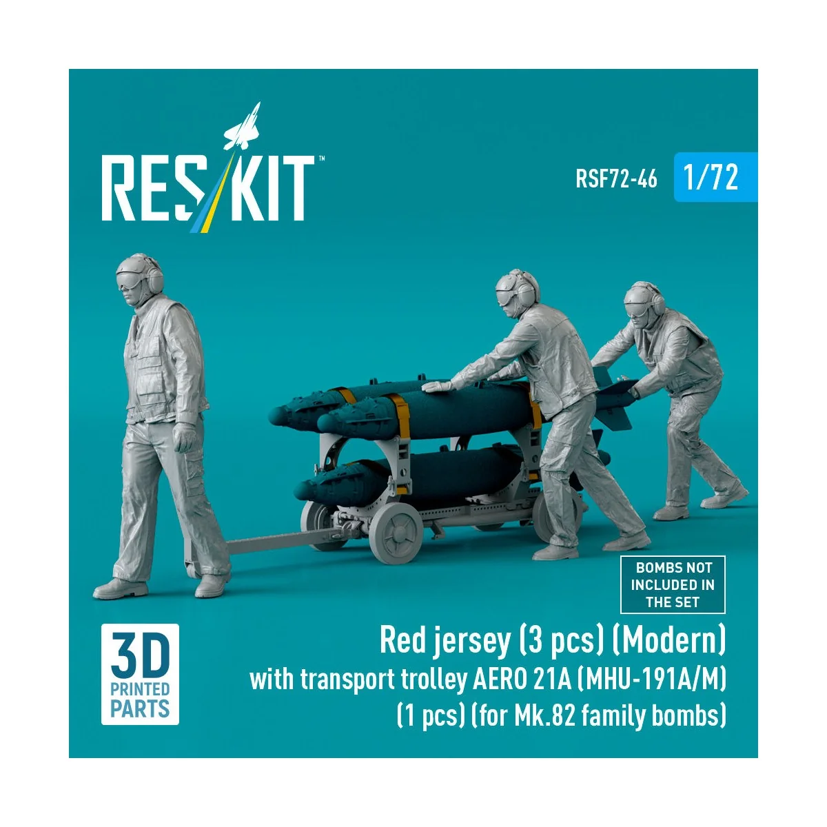 Red jersey (3 pcs) (Modern) with transport trolley AERO 21A (MHU-19...