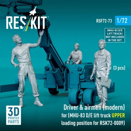Driver & airmen (modern) (3 pcs) (MHU-83 D/E lift truck UPPER loadi...