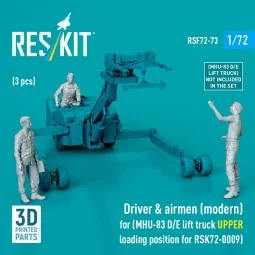 Driver & airmen (modern) (3 pcs) (MHU-83 D/E lift truck UPPER loadi...