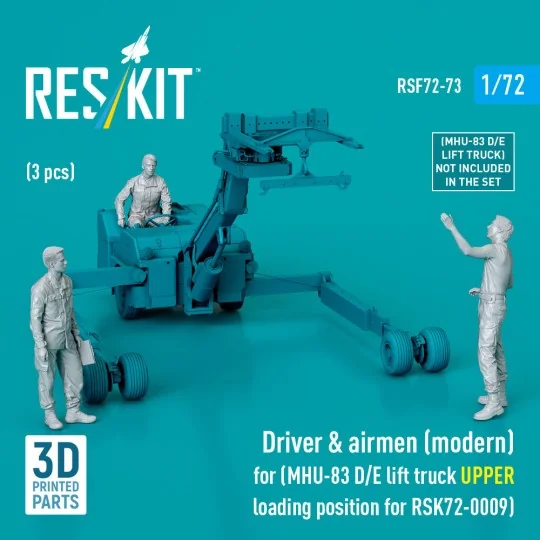 Driver & airmen (modern) (3 pcs) (MHU-83 D/E lift truck UPPER loadi...