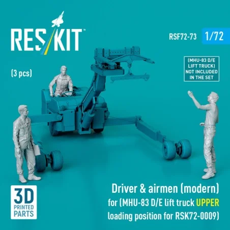Driver & airmen (modern) (3 pcs) (MHU-83 D/E lift truck UPPER loadi...