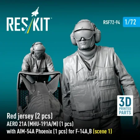 Red jersey (2 pcs) AERO 21A (MHU-191A/M) (1 pcs) with AIM-54A Phoen...