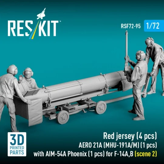 Red jersey (4 pcs) AERO 21A (MHU-191A/M) (1 pcs) with AIM-54A Phoen...