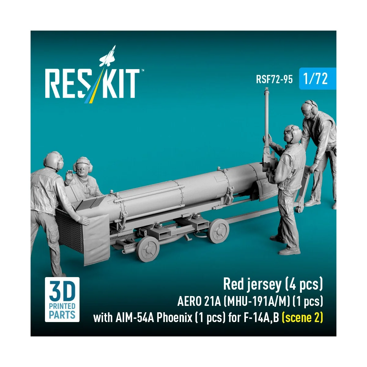 Red jersey (4 pcs) AERO 21A (MHU-191A/M) (1 pcs) with AIM-54A Phoen...