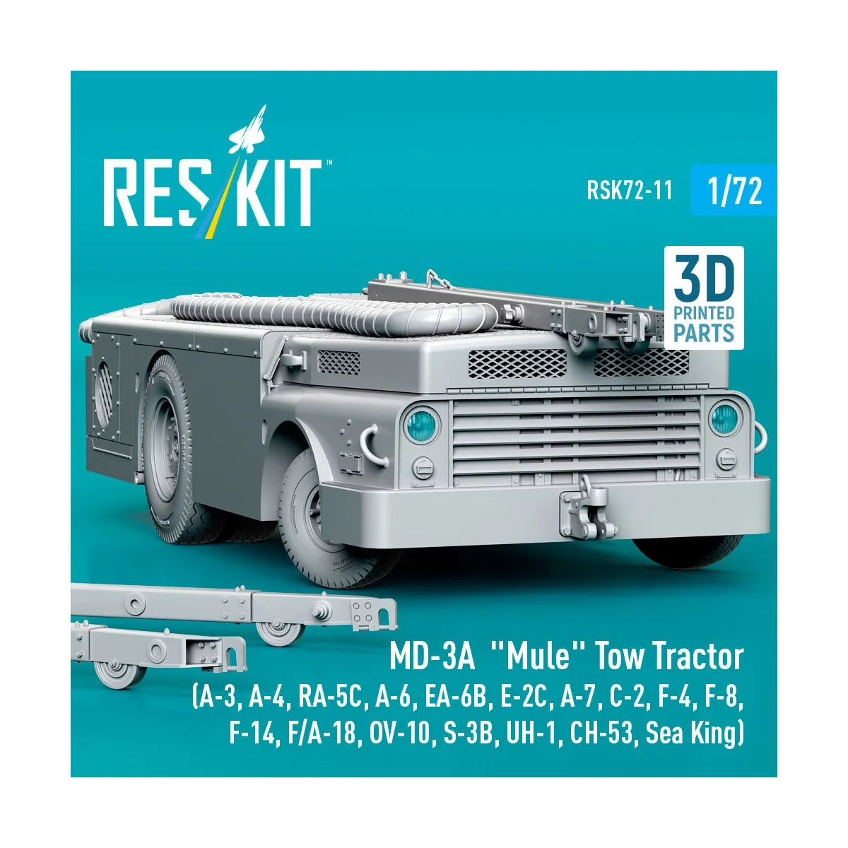 MD-3A Mule Tow Tractor (A-3, A-4, RA-5C, A-6, EA-6B, E-2C, A-7, C-2...