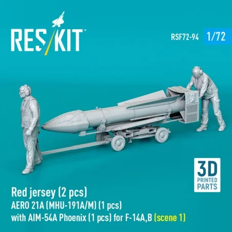 Red jersey (2 pcs) AERO 21A (MHU-191A/M) (1 pcs) with AIM-54A Phoen...
