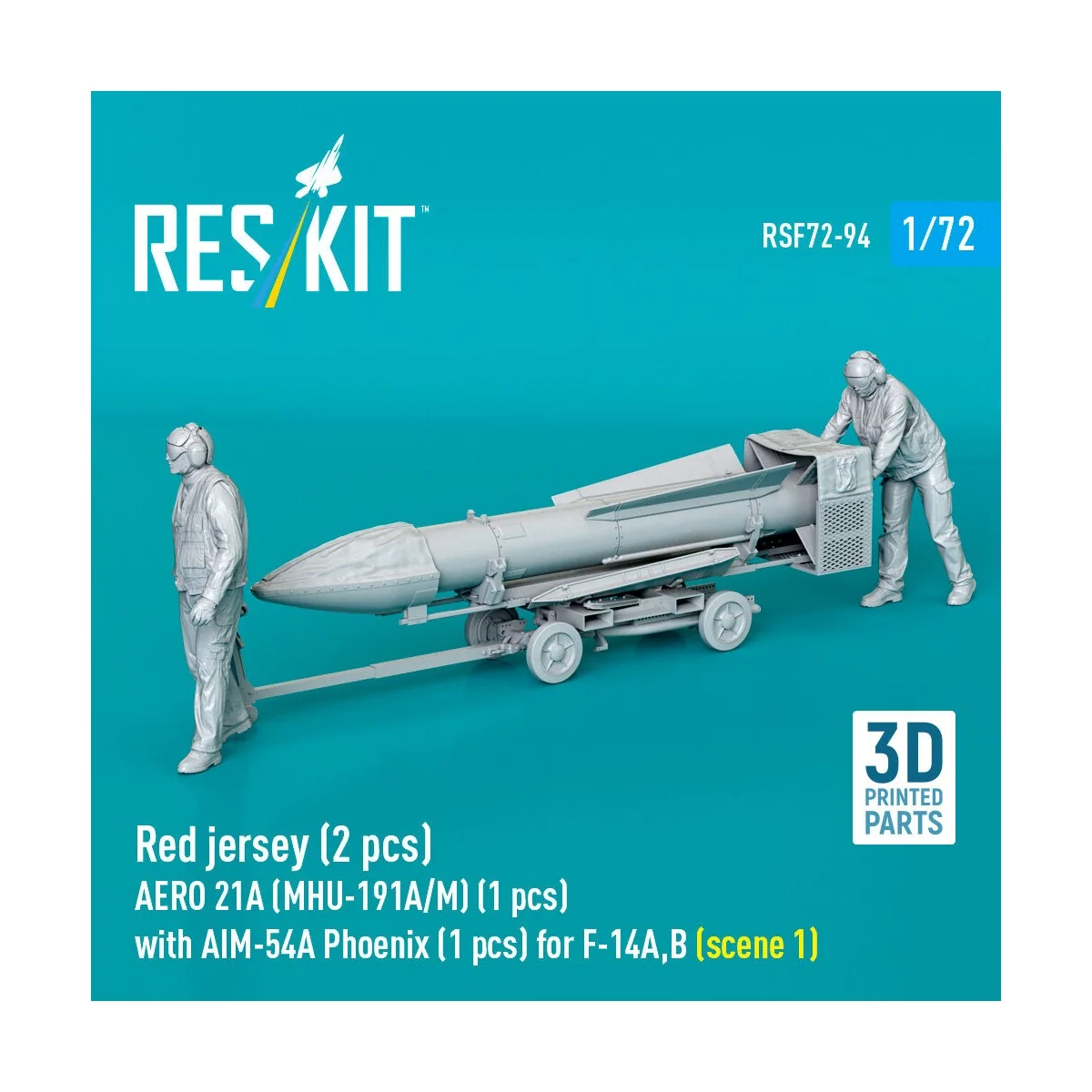 Red jersey (2 pcs) AERO 21A (MHU-191A/M) (1 pcs) with AIM-54A Phoen...