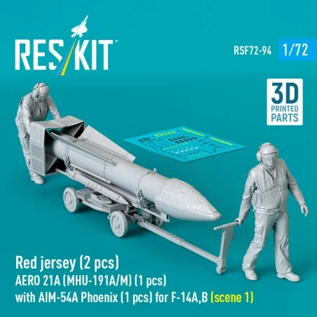 Red jersey (2 pcs) AERO 21A (MHU-191A/M) (1 pcs) with AIM-54A Phoen...