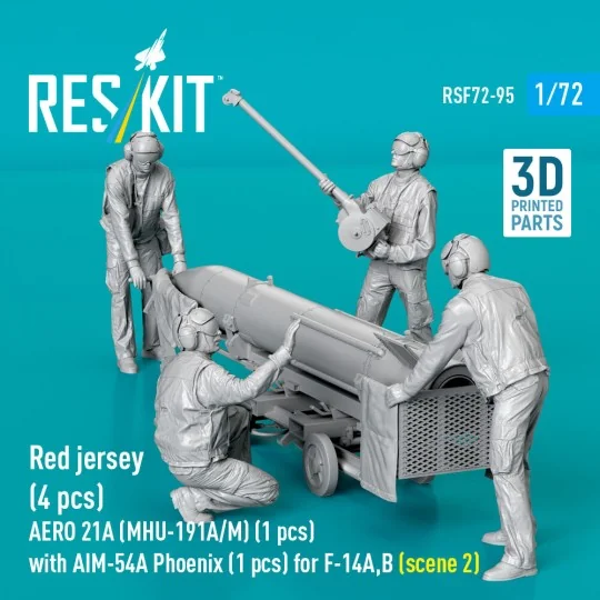 Red jersey (4 pcs) AERO 21A (MHU-191A/M) (1 pcs) with AIM-54A Phoen...